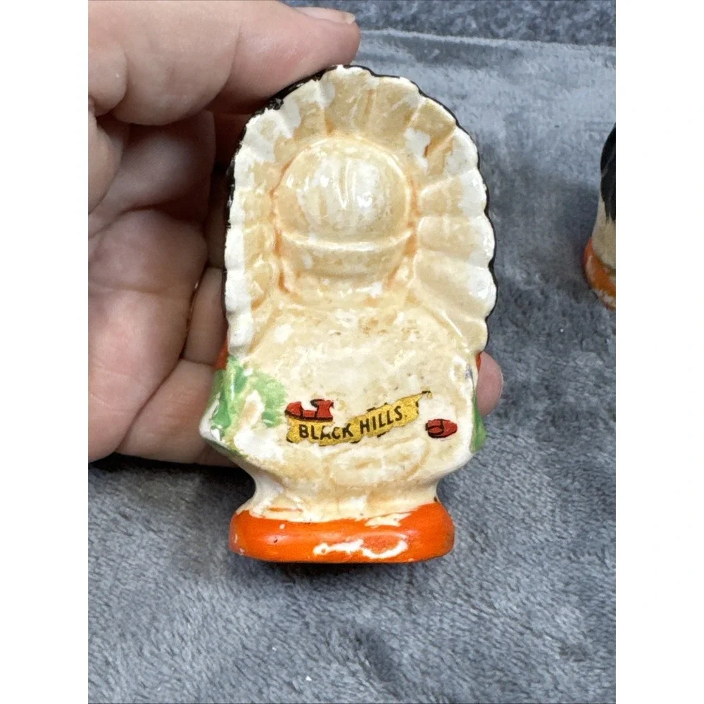 Native American Indians Salt‎ & Pepper Shakers Set 3